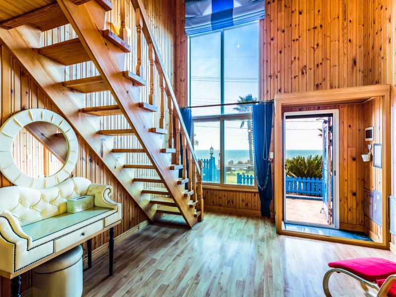 Santorini Pension Чеджудо Экстерьер фото