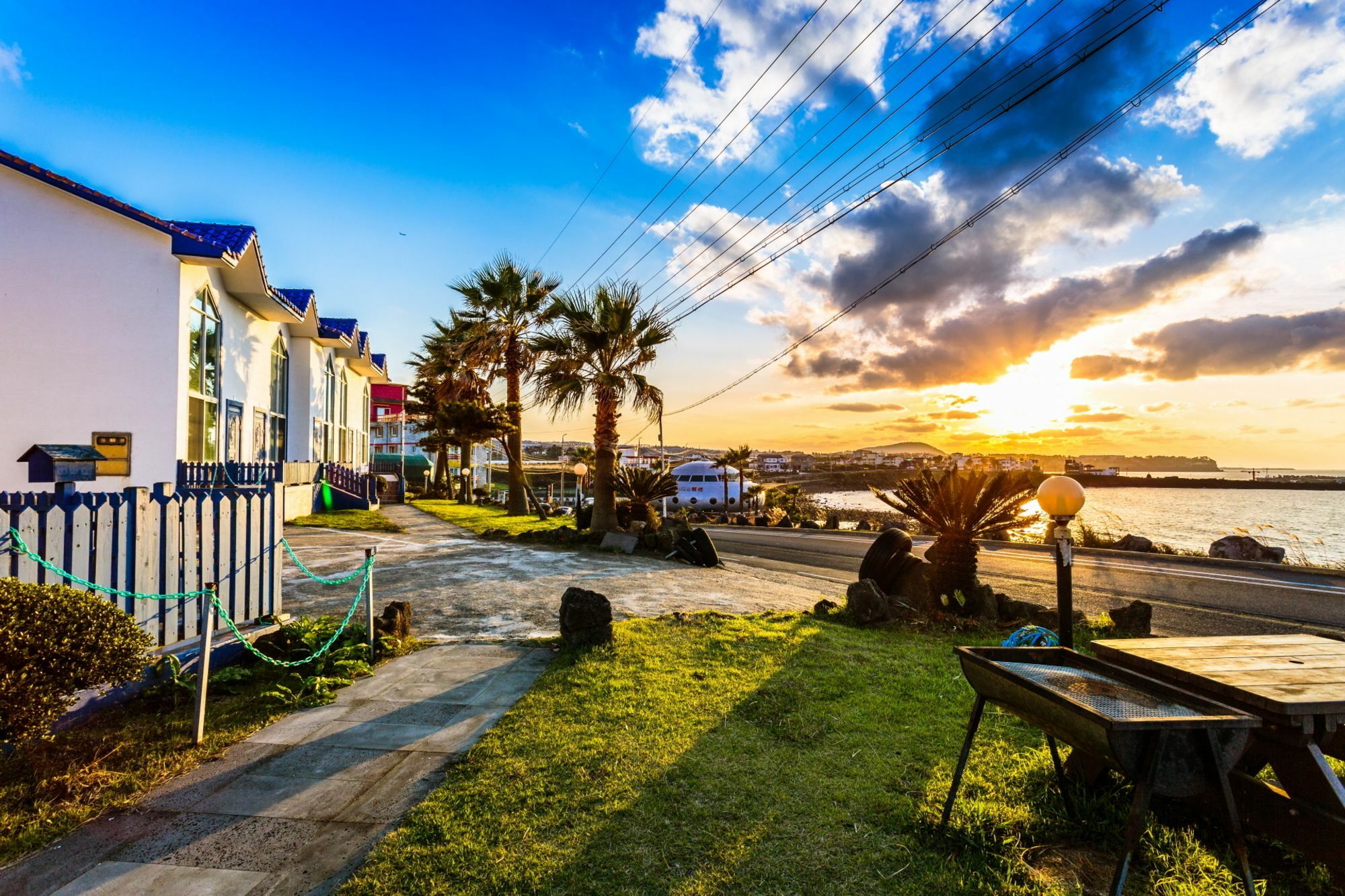 Santorini Pension Чеджудо Экстерьер фото