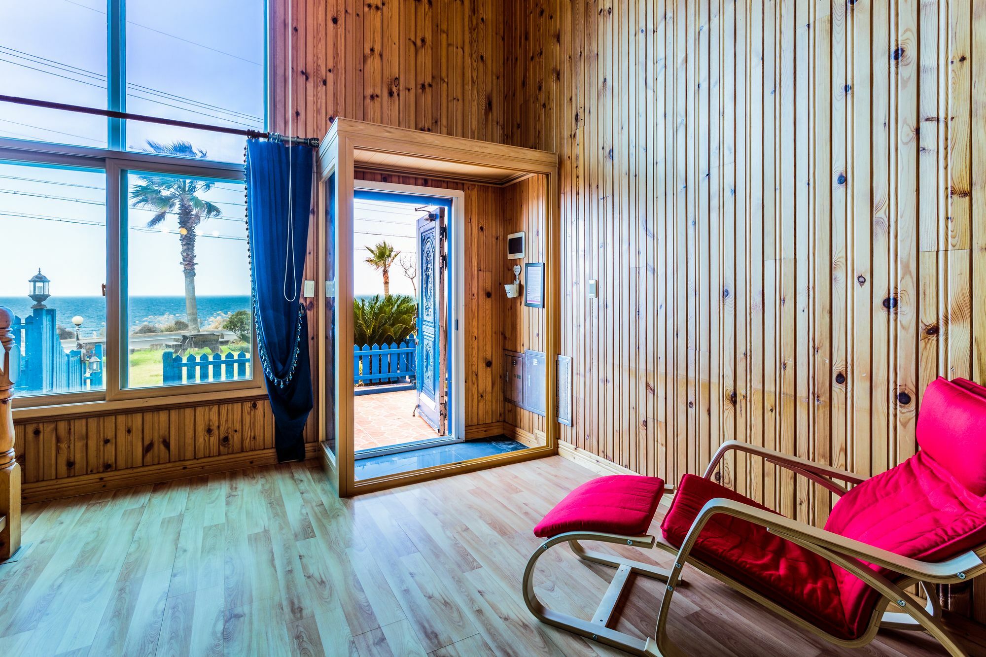 Santorini Pension Чеджудо Экстерьер фото